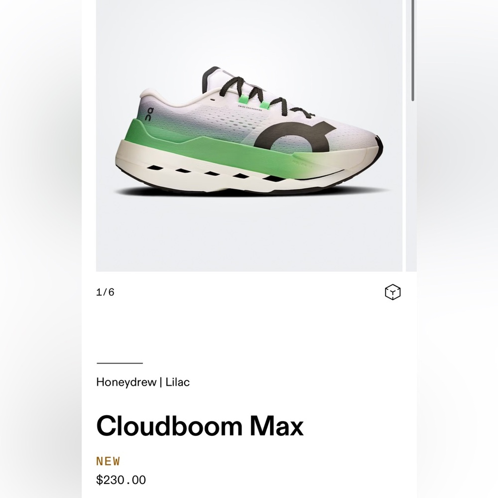 On running shoes